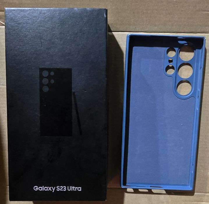 Caixa Samsung S23 Ultra + Capa Proteção