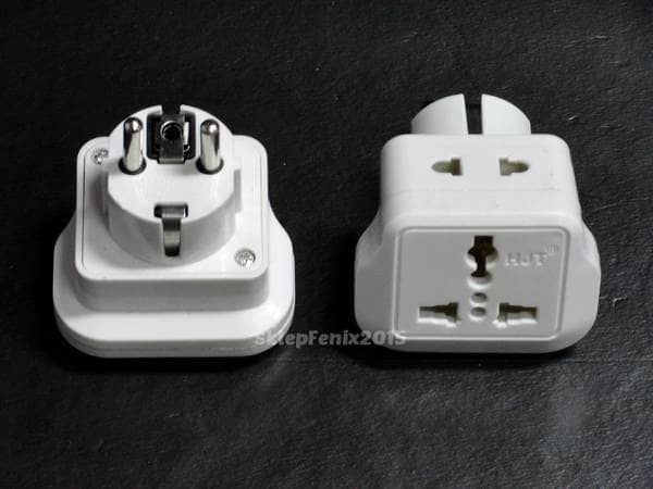 Adapter Wtyczka Przejściówka Redukcja (1238) - UK /USA/ PL - OKAZJA !