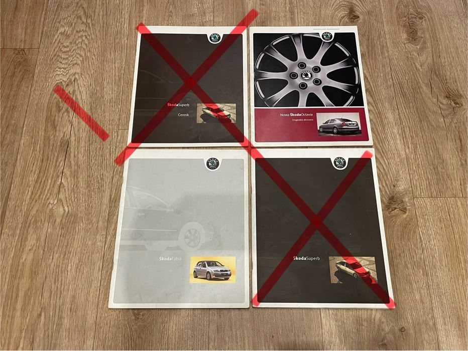 Prospekty Prospekt Skoda Fabia, Superb, akcesoria Octavia