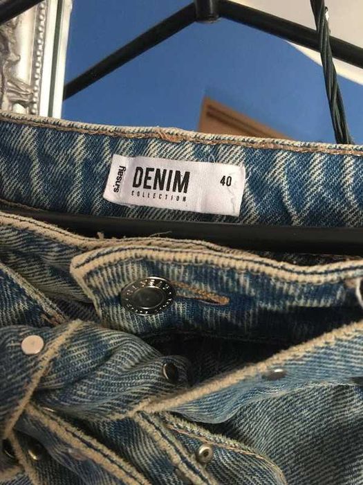 Jeansowa spódniczka mini