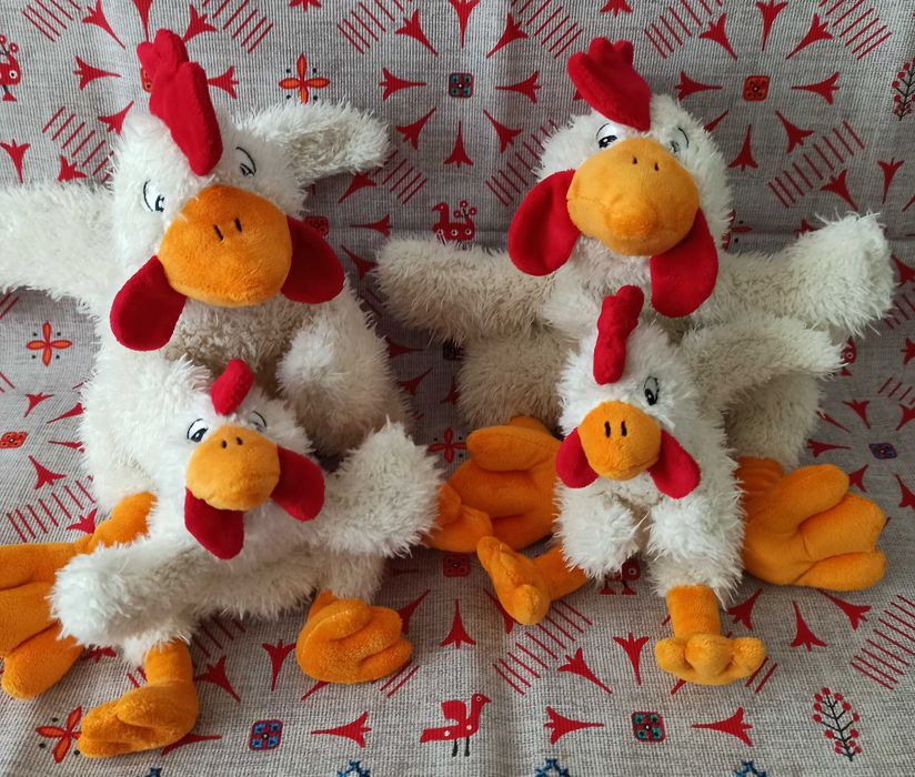 Игрушки мягкие «Семья курочек»-4шт. Anna Club Plush Голландия+ подарок