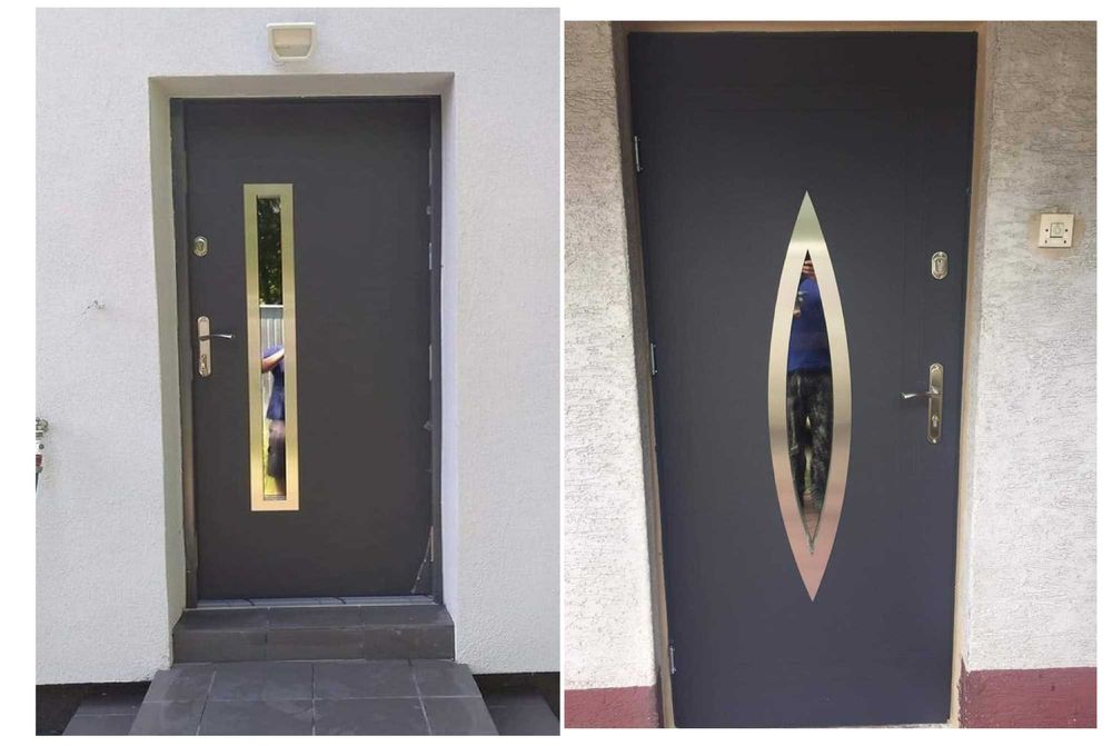 Drzwi zewnętrzne antywłamaniowe z montażem , wejściowe, ocieplone