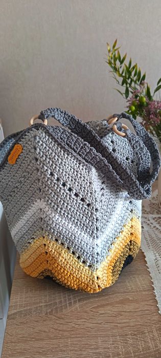 Torebka handmade na szydełku