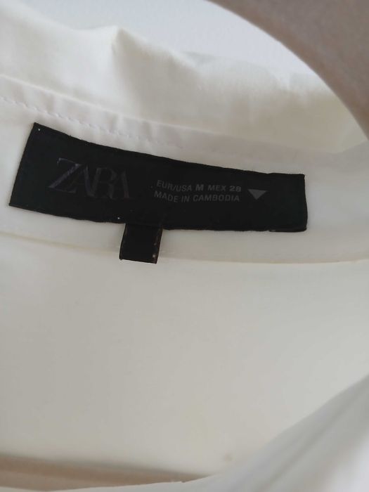 Сорочка жіноча m біла zara