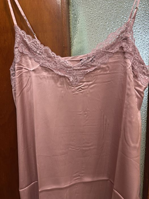 Camisa de dormir em cetim da TRAMAS numero L