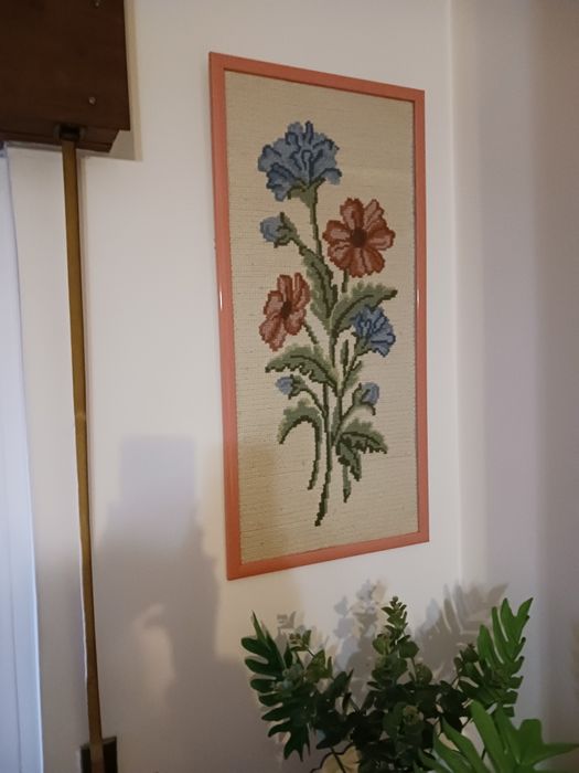 Quadros feitos à mão em arraiolos