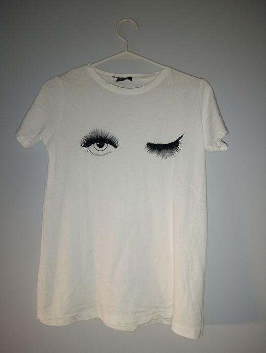 Koszulka damska bluzka amisu xs biała t-shirt