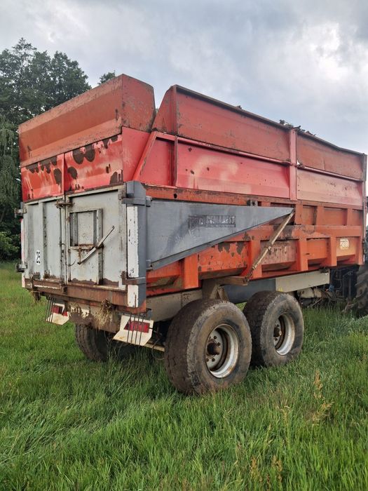 Przyczepa 14 ton ,skrętna oś
