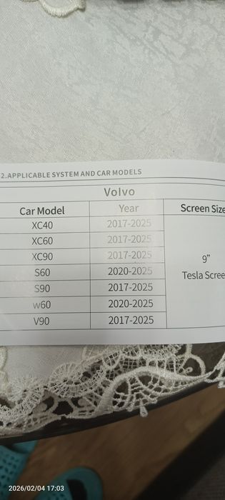 Moduł CarPlay do Volvo