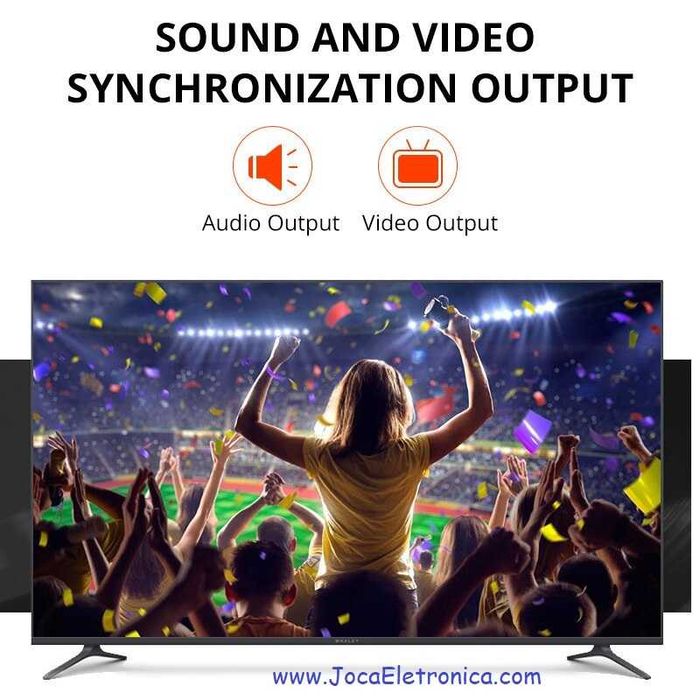 Conversor Adaptador MINI de AV para HDMI