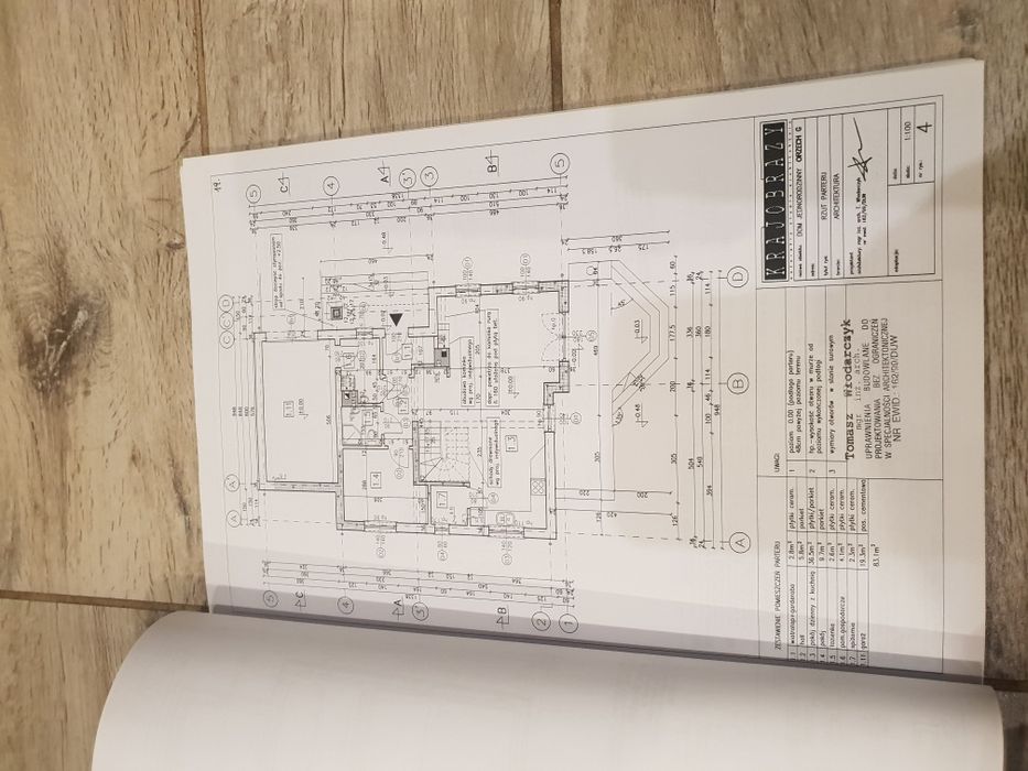 Projekt domu orzech z garażem