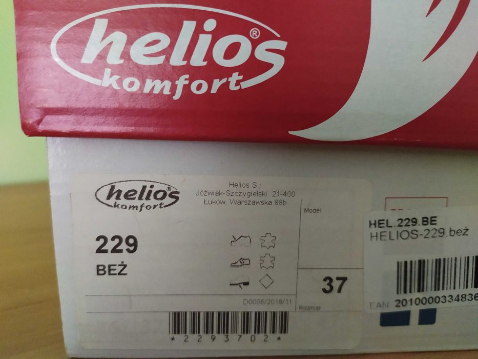 NOWE Buty Helios rozmiar 37