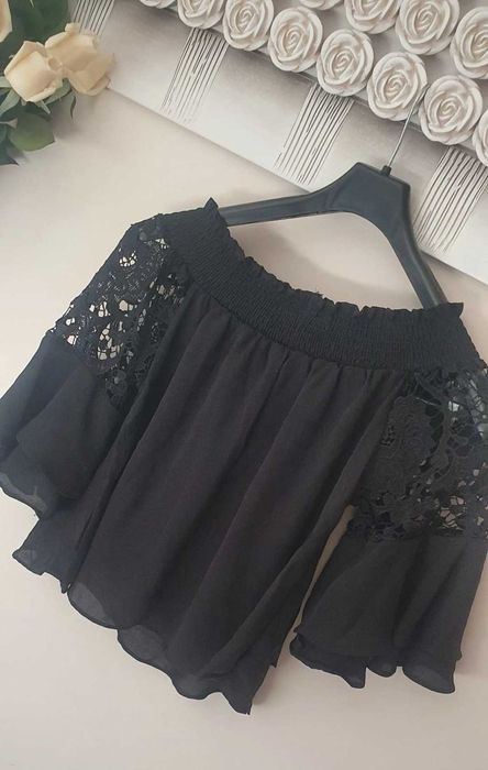 Bluzka hiszpanka czarna  S/M