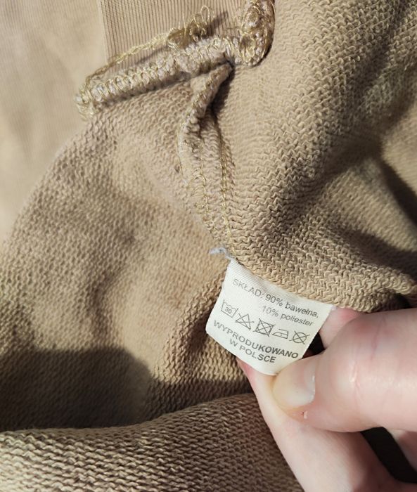 Bluza z kapturem. Beżowa Roger publishing mama ginekolog