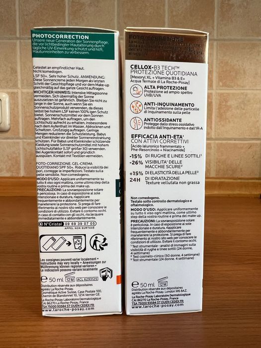 La Roche Posay SPF 50 + (ANTHELIOS UVMune 400/ Age corrector / oil )