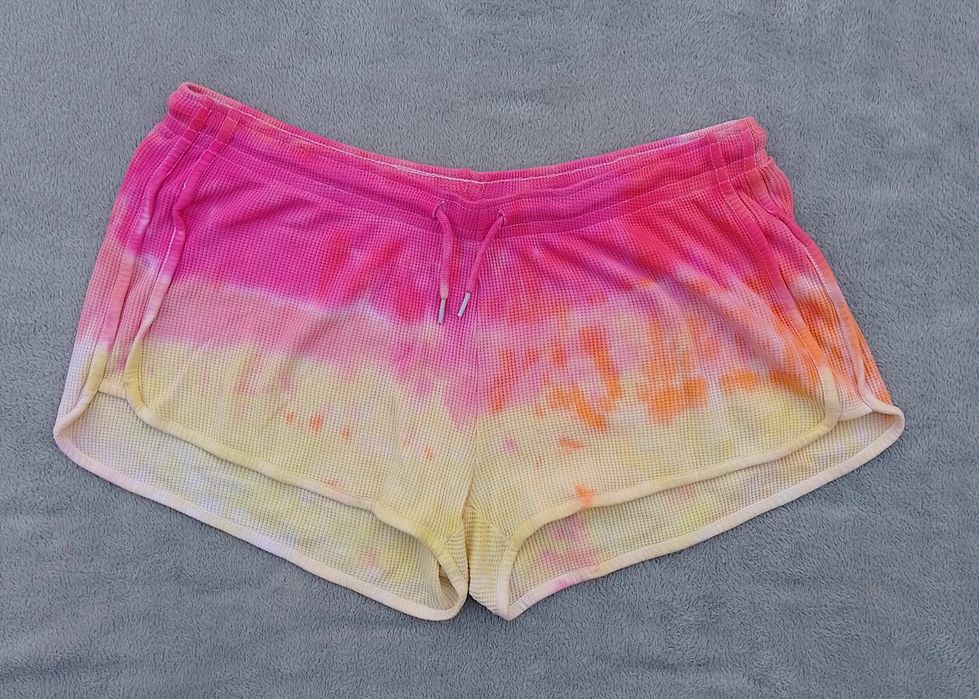 42/44 l primark шорти тай-дай жовто-рожеві