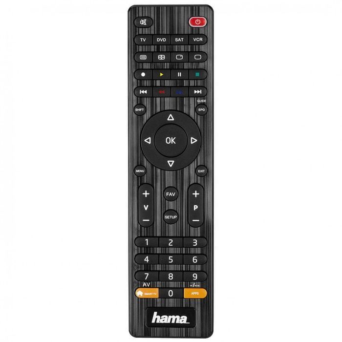 hama pilot 4in1 uniwersalny rtv tv dvd audio czarny ergonomiczny