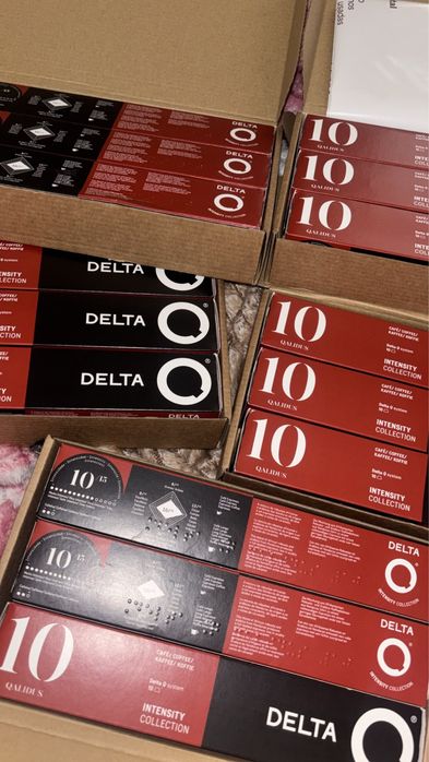 Caixas de cafe delta