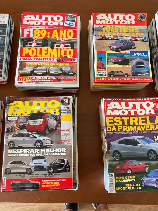 Revista AutoMotor do Volume 1 ao 256 (1989 - 2010)