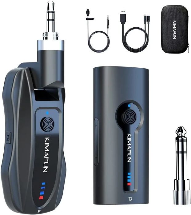 Бездротова петлична мікрофонна система Kimafun KM-G70 2.4G з приймачем