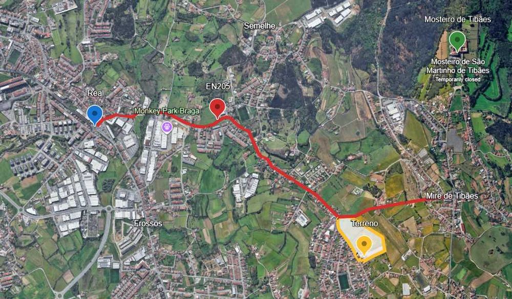 Quinta 67.000 m² | Braga (10 min do centro) | EN205