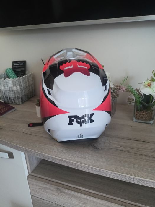 Kask Fox v1 Biały rozmiar L