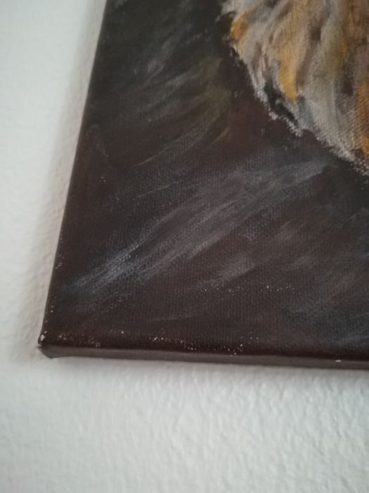 Hand-painted Lion Canvas424934183085035522