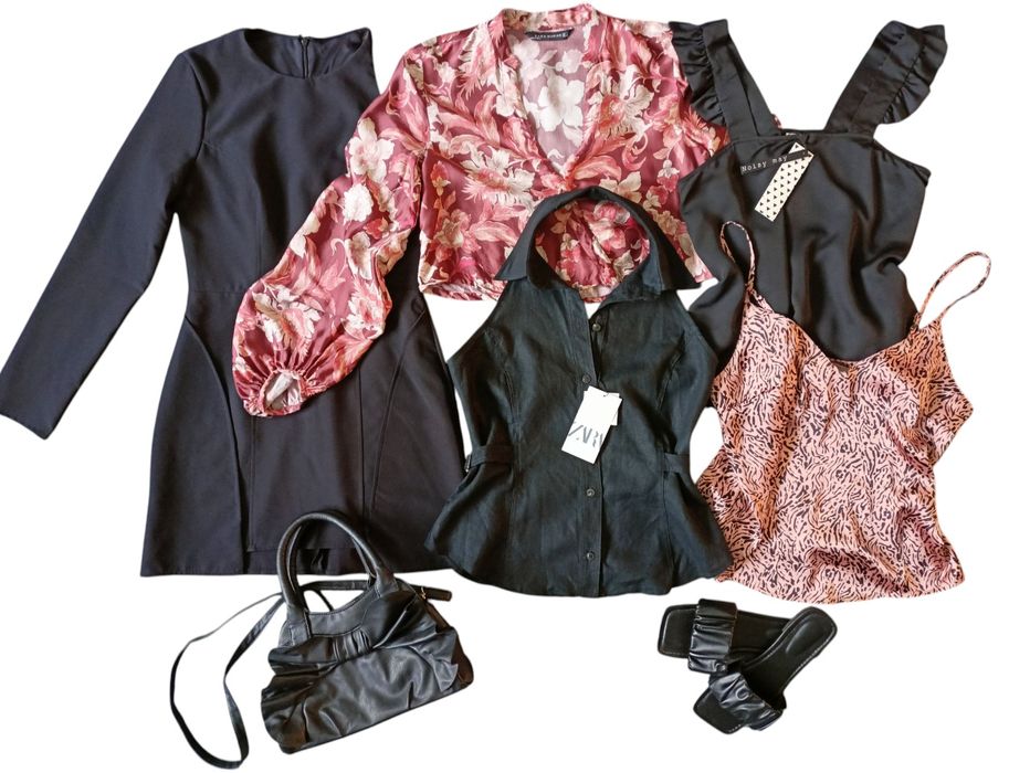 Zestaw ubrań damskich duża paka ZARA