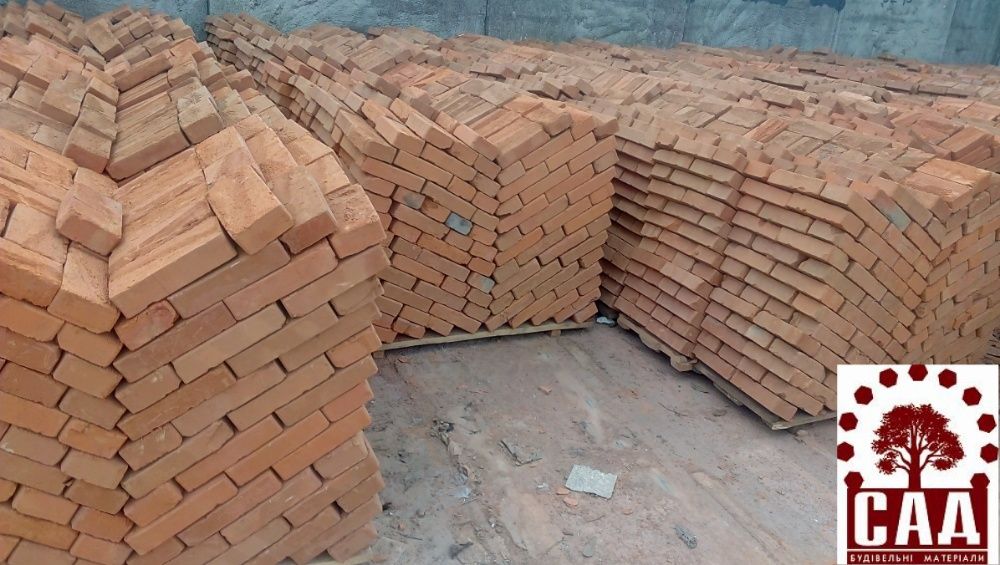 Цегла рядова керамічна М100, кирпич