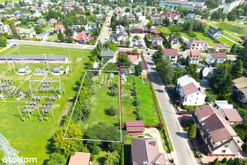 1980 m² pod budowę u zbiegu dwóch ulic | Sitnicka