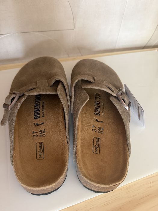 Birkenstock Boston Taupe nº 37 – Novas com Etiqueta
