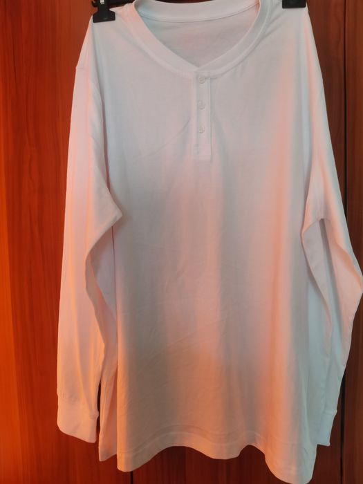 Esprit: Чоловіча футболка henley з довгим рукавом 100% cotton