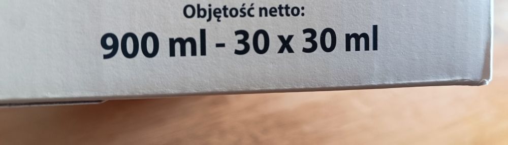 30 buteleczek po 30 ml