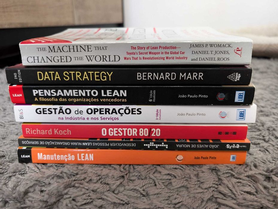 Livros a partir de 3€: gestão,lean,produtividade, empreendedorismo...