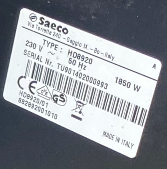 Кавомашина Saeco Royal.