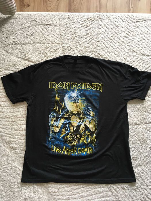T-shirt Metallica Sad But True XL + t-shirt Iron Maiden Live After Death XL 100%cotton