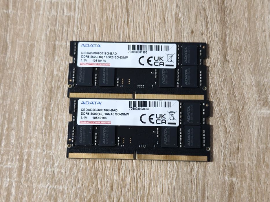 32GB DDR5 5600MHz - SO-DIMM RAM (portátil)