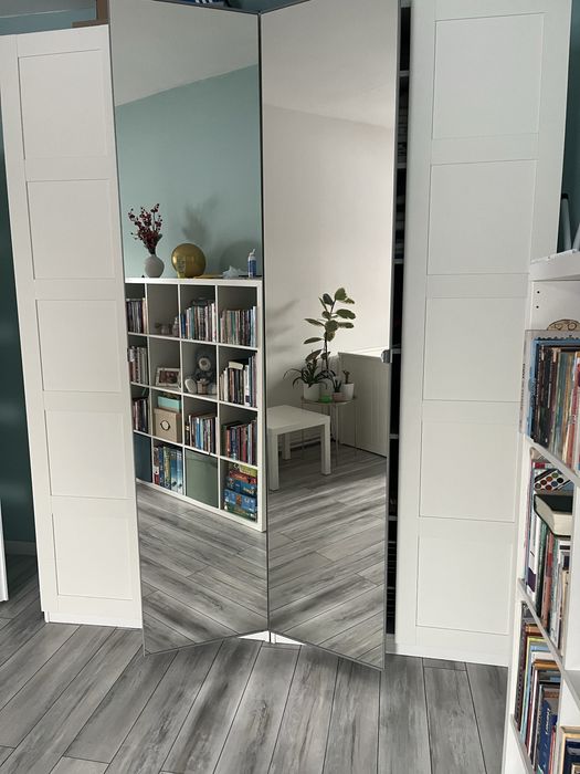 Drzwi z zawiasami, PAX lustro