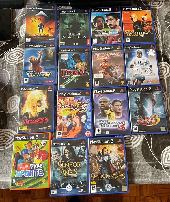 PlayStation 2 + 15 jogos
