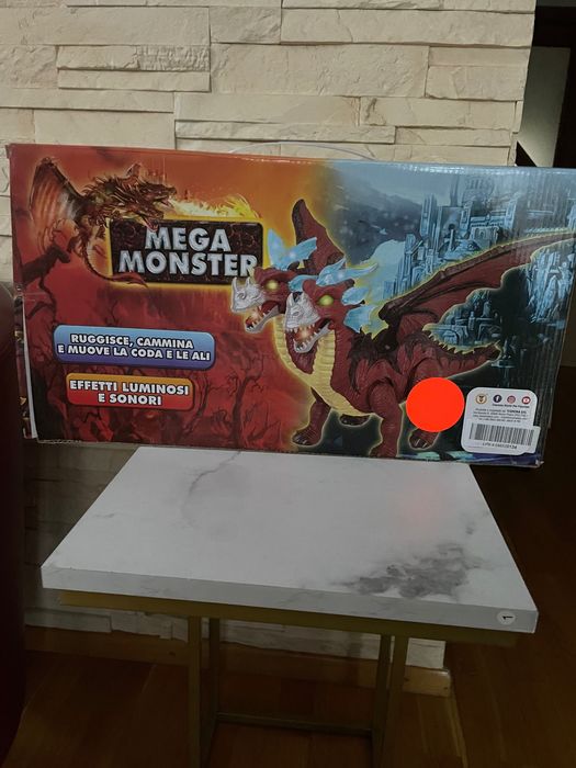 Teorema Giocattoli interaktywny smok, efekty dźwiękowe i świetlne