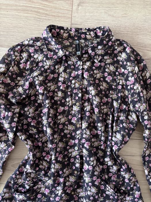 Koszula w kwiaty S