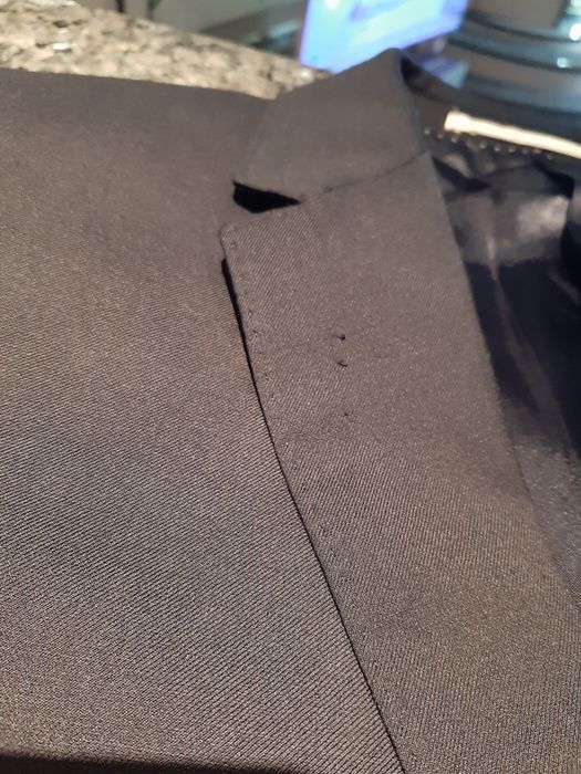 Marynarka 44 Slim bespoke Skandynawian granatowa boho Slim chłopak
