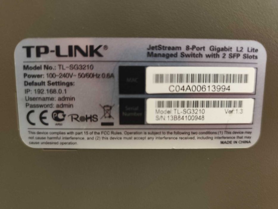 TP-Link TL-SG3210 JetStream – zarządzalny switch 8x Gigabit + 2x SFP