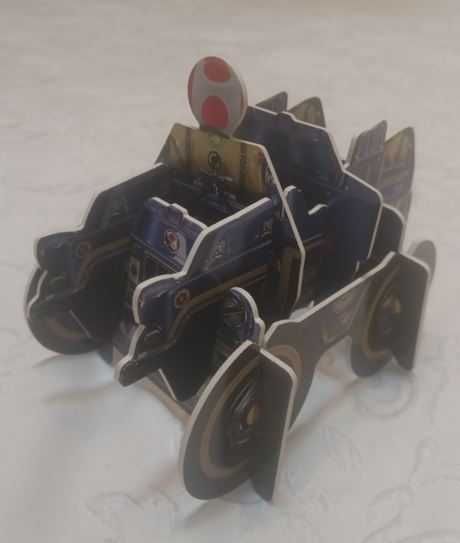 Carro Para Montar Super Mario em Cartão
