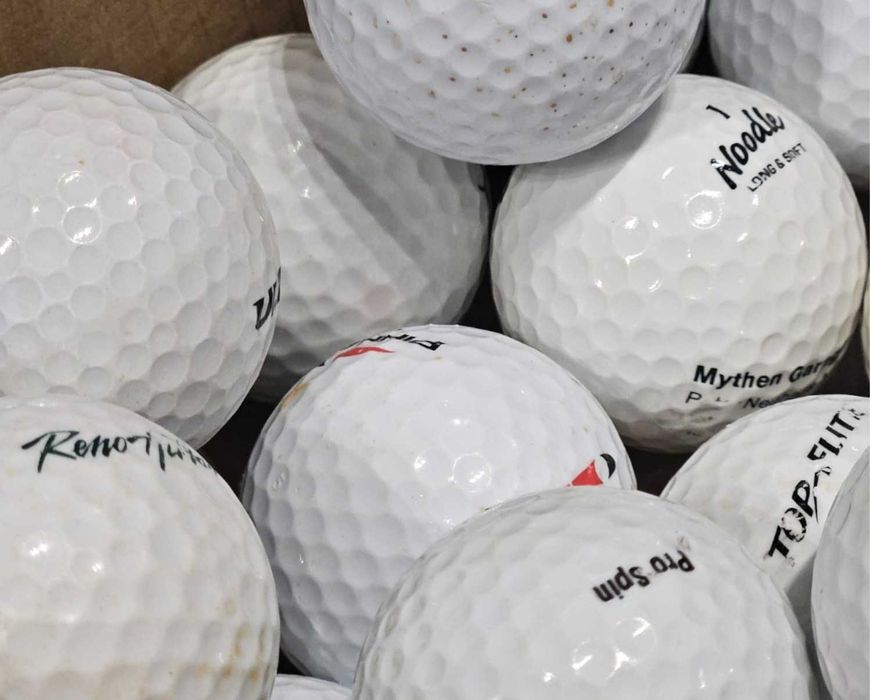 100szt piłki golfowe używane MIX kat. C/D do golfa zestaw LAKEBALLS białe