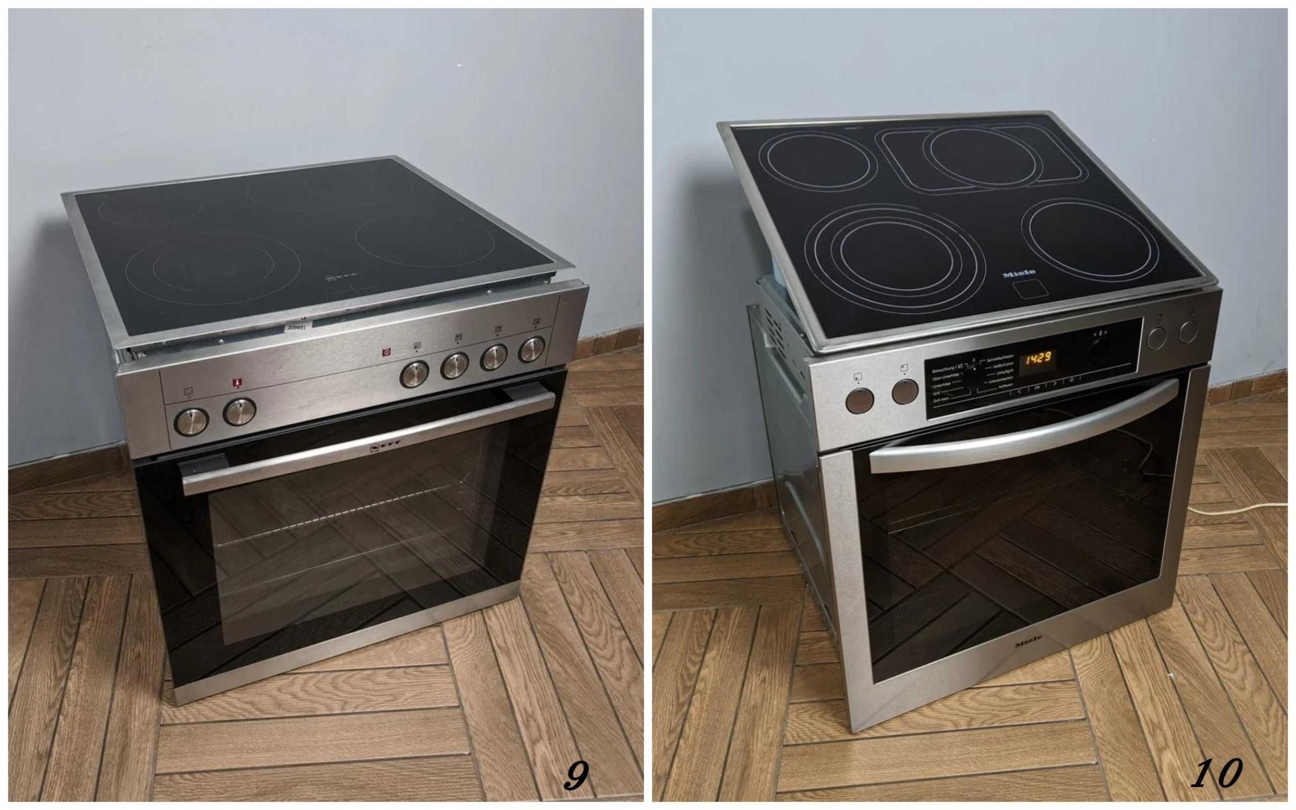 ЗАВИСИМЫЙ Комплект MIELE M2198 Варочная Панель + Духовка ВСТРОЙКА Б\у ...