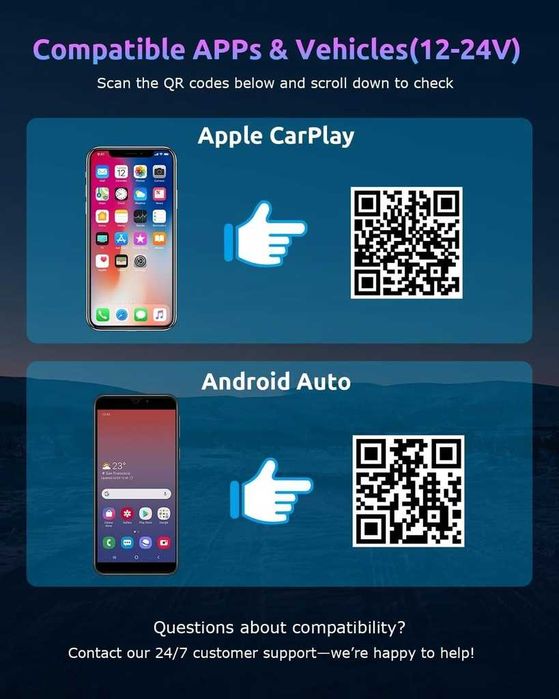 Bezprzewodowy ekran  carplay ESSGOO TS0001