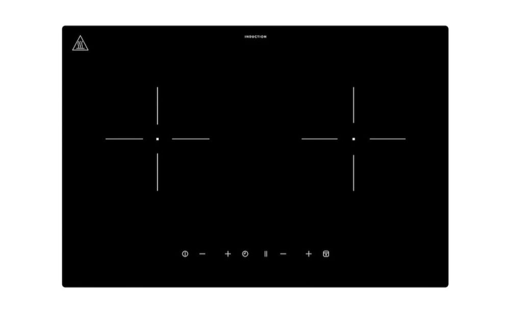 Placa de indução plug-in 2 bocas