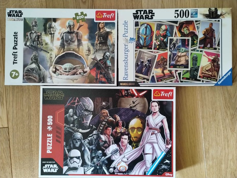 Puzzle Star Wars Gwiezdne Wojny. 3 opakowania