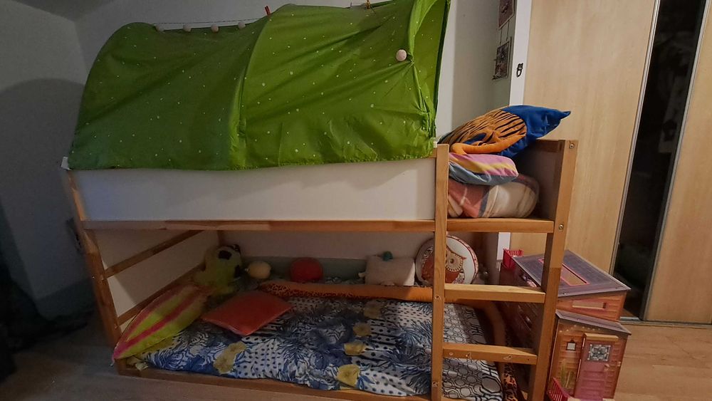Cama beliche kura ikea